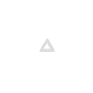 pendiente mini diseño triangulo de plata