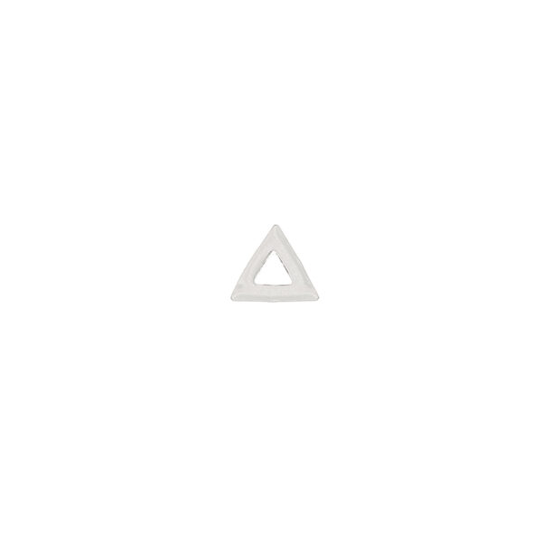 pendiente mini diseño triangulo de plata